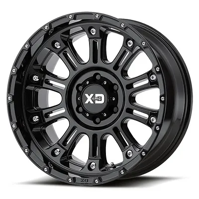 17 Inch Wheel Rims XD Series Hoss 2 Gloss Black FOR Jeep JK  5x5 Lug Set  4 • $1096