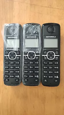 (3) Motorola Cordless Phone L603M Handsets With Batteries NEW Open Box • $25