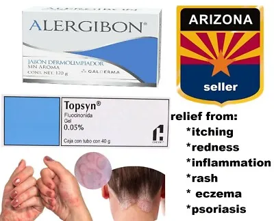 $50 • Buy Alergibon Hypoallergenic Soap, Unscented, 4oz Bar,psoriasis,eczema Topsyn  Cream