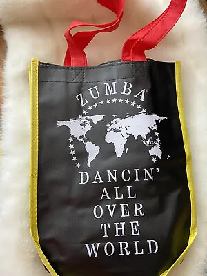 $5 • Buy Zumba  Shopping/gift Bag Black/Yellow