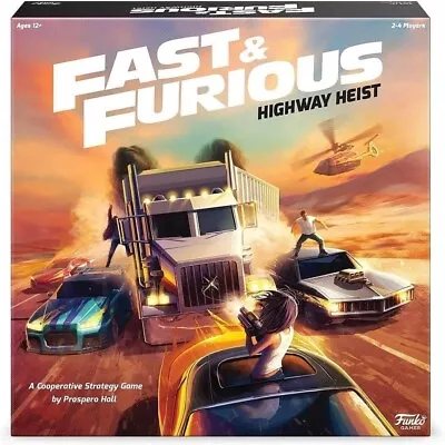 Funko Fast And Furious: Highway Heist Mission Co-operative Strategy Board Game • £15.95