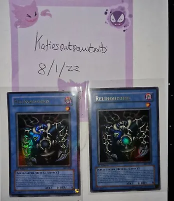 Relinquished Sdp-001 1st Edition Yugioh Card Ultra Rare Dark Monster First  • £110