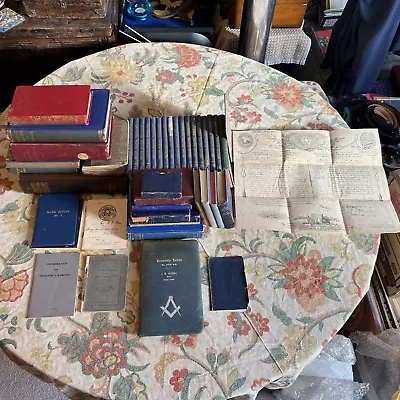 Wholesale Job Lot Of Antique Freemasons Books & Pamphlets - Freemasonry S Africa • £2.20