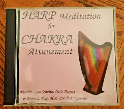 LOT OF 2 VICTORIA LYNN SHULTZ HARP MEDITATION CHAKRA ATTUNEMENT+SWEET DREAMS CDs • $7.95