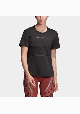 New Black Adidas By Stella McCartney Run Loose T-shirt Size S. Small $85  • $39.99