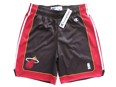 Genuine Champion Miami Heat Team NBA Basketball Shorts Size M New Made In Italy • £95.94