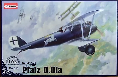 £11.99 • Buy RODEN 1/72 Pfalz D.IIIa WWI German Fighter 015