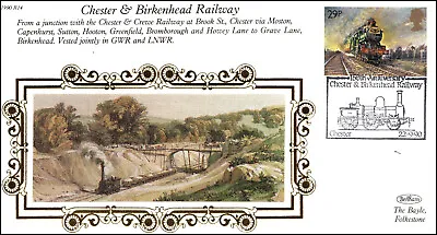 £2.25 • Buy GB 1990 Benham FDC 150th GWR Chester & Birkenhead Railway GB206