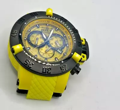 Invicta Subaqua Chrono Multi-Function Yellow Dial • $49.99