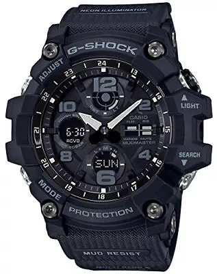 CASIO Watch G-SHOCK MUDMASTER Radio Solar GWG-100-1AJF Men's Black • $286.99