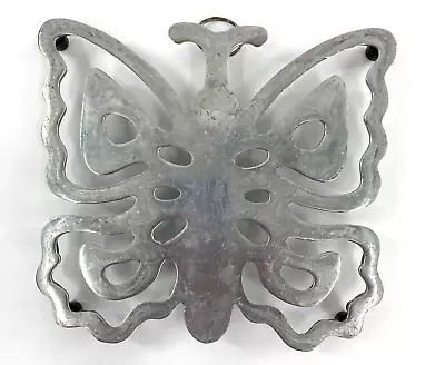 Copco Cast Aluminum Metal Footed Butterfly Shaped Trivet Hot Plate Wall Hanging • $12.50