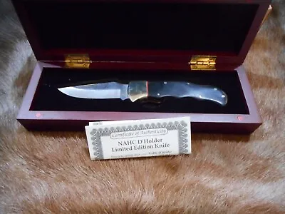 D'Holder North American Hunting Club Limited Edition Knife. Display Case • $40