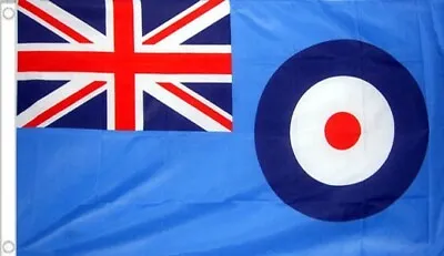 RAF FLAG 5' X 3' Royal Air Force Flags Blue Ensign Union Jack  • £6.50