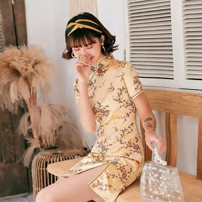 Chinese Style Traditional Chinese Clothing Short Sleeve Cheongsam  Summer • $26.03