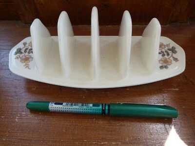 £0.99 • Buy Vintage M&S Toast Rack, Flowers, Ceramic Tea Or Breakfast Set Piece