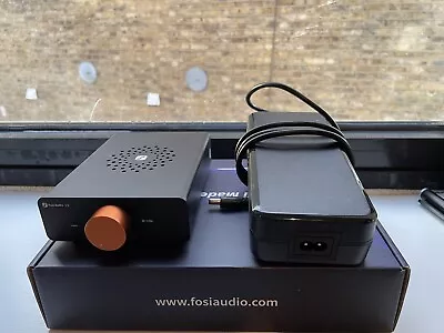 Fosi Audio V3 Amplifier 48V Orange Knob • £99