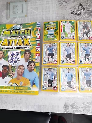 MATCH ATTAX 2014 WORLD CUP BASE CARDS X 6 (YOU CHOOSE CARDS)  SEE DESCRIPTION. • £1.25