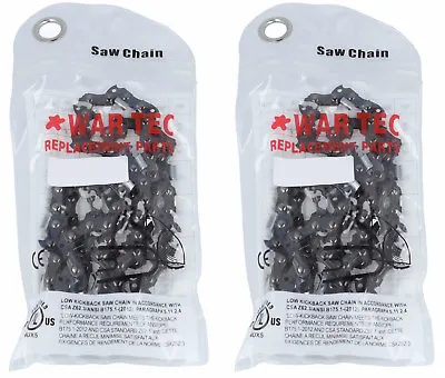 WAR TEC 14  Chainsaw Chain Pack Of 2 Fits McCULLOCH 833 835 836 839 • £14.80