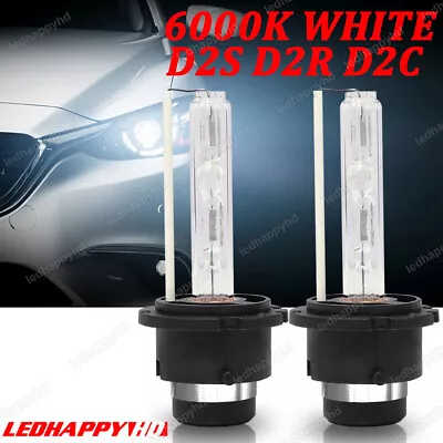 2x D2S D2R D2C White HID Xenon Bulbs Replace Factory Headlight Replacement 6000K • $11.99