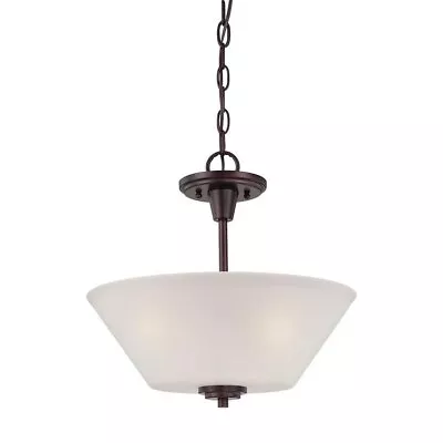 - Two Light Pendant-Sienna Bronze Finish - Pendants - Multi Lights - • $128.95