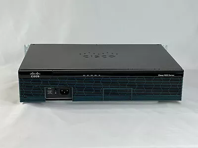 $150 • Buy Cisco ISR 2911 Router 2x 1GbE 1x PSU 512MB RAM 256MB CF IPBaseK9 SecurityK9 Ears