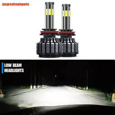 6 Sided 9007/HB5 For Ford F-150 92-03 Low Beam LED Headlight Bulb Conversion Kit • $11.76