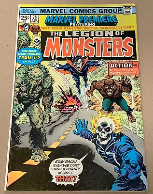 Marvel Premiere #28 Comic 1st Team Appearance Legion Of Monsters Man-thing • $119.99