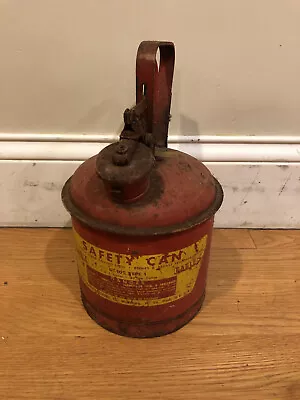 Vintage EAGLE UT-10S Type I 1 Gallon Safety Gas Can • $24