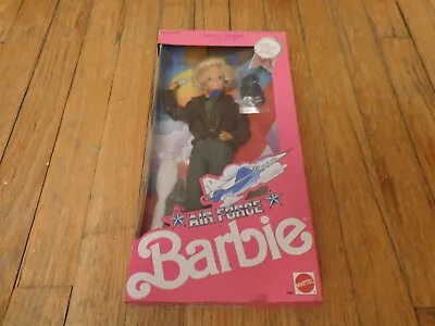 Vintage 1990 Mattel Barbie Stars N Stripes Air Force Military Doll MIB NRFB • $12