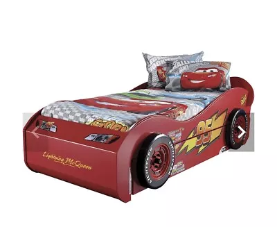 Disney Cars Bed With Trundle Lightning Mcqueen  Discounted Pristine Twin • $999