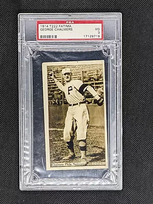 1914 Fatima T222 George Chalmers  - PSA 3 • $299.99