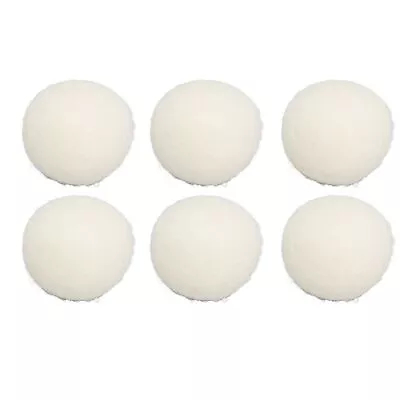 Wool Drying Balls Fabric Softener Ball Skin Friendly 6 Pieces For Laundry • £20.54