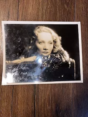 Vintage 8x10 Photo/picture Signed Marlene Dietrich • $15.60