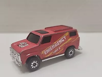 Vintage 1980 Kenner Fast 111’s Red Emergency Van Fire Truck Ambulance Unit 2 GMC • $8.09