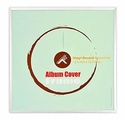 12.5x12.5 Silver Aluminum Vinyl Record Album Cover Frame With Acrylic Glass • $21.97