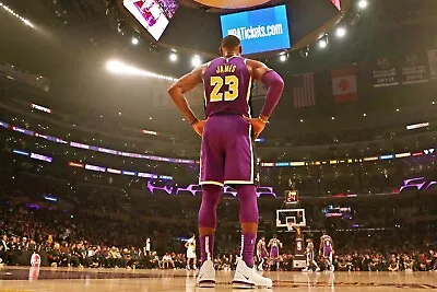 $20 • Buy Los Angeles Lakers Lebron James Staple Center Poster (24x36 Inches)