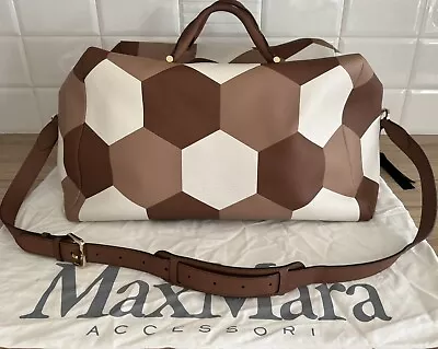 Max Mara Xl Elsa Bag Leather - 100% Authentic  New ! • £481.30