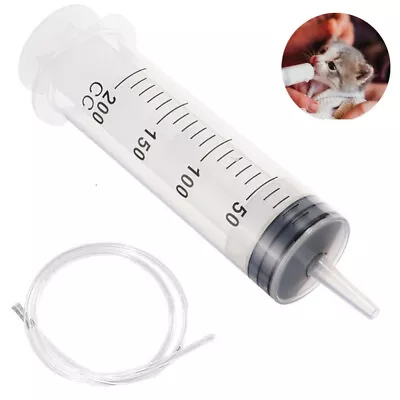 Reusable Big Large Plastic Hydroponics Nutrient Measuring Syringe 150-500ML • $19.59