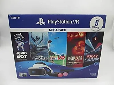 $497.31 • Buy Sony PlayStation VR MEGA PACK PS4 CUHJ-16010 Virtual Reality Headset Free Ship