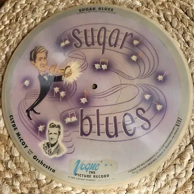 Vtg 1940s Vogue Picture Record Basin Street Blues & Sugar Blues Clyde McCoy 10  • $14.99