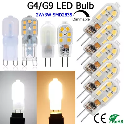 G4 G9 LED Capsule Bulb 3W 5W 8W Dimmable DC12V AC220-240V Halogen Replacement US • $10.48