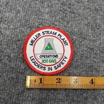 Vintage Miller Steam Plant Leaders In Safety Patch Operations 200 Days • $6