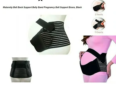 £12.75 • Buy Abdomen & Back Support Belt Pregnancy Tummy Belly Brace DELUXE MATERNITY BAND 