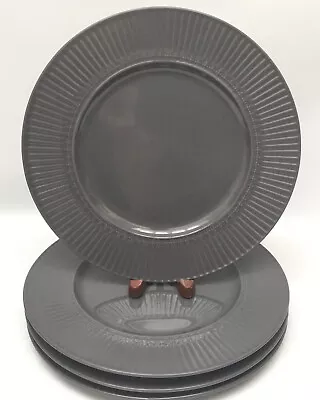 4 Mikasa Italian Countryside Graphite Salad Plates 9” • $29.75