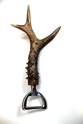 £14.99 • Buy Real Deer Roe Buck Stag Antler Bottle Opener  Bar Unique Gift