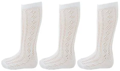 £3.99 • Buy Drew Brady Girls Knee High Pelerine School Socks