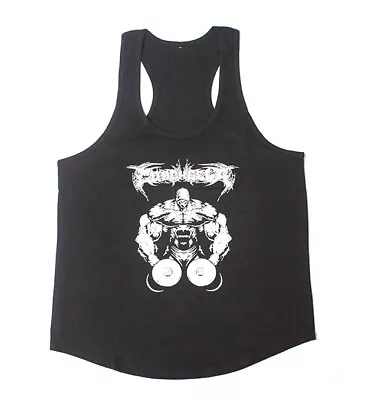 Gym King Mens Wear Singlets Top Training Exercise Sports Vest Body Building 009 • $9.99