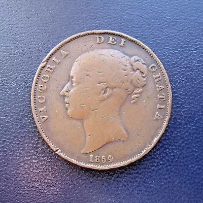 1854 Victoria One Penny Coins • £10