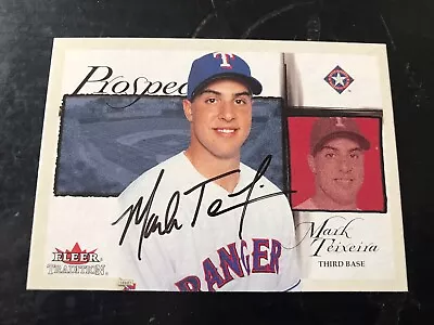 2002 Fleer Tradition Rookie Mark Teixeira #459 - Texas Rangers - Autographed!  • $3.95