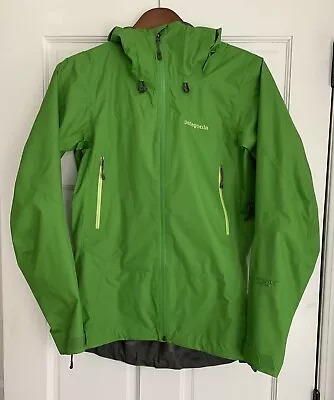 Patagonia Women Jacket Gore-Tex Paclite Shell Rain Coat Hooded XS Green • $88